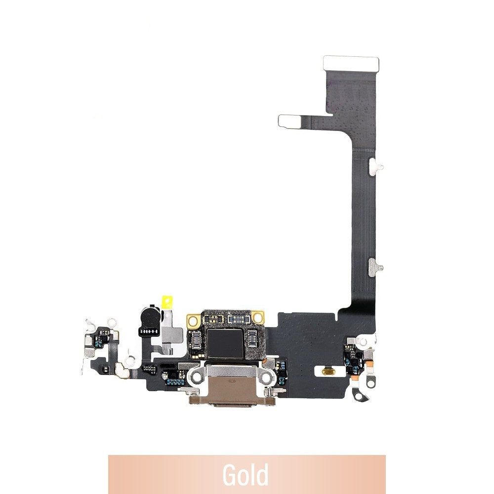 Charging Port for iPhone 11 Pro (Purple)-Gold Charging Port for iPhone 11 Pro (Purple)-Gold